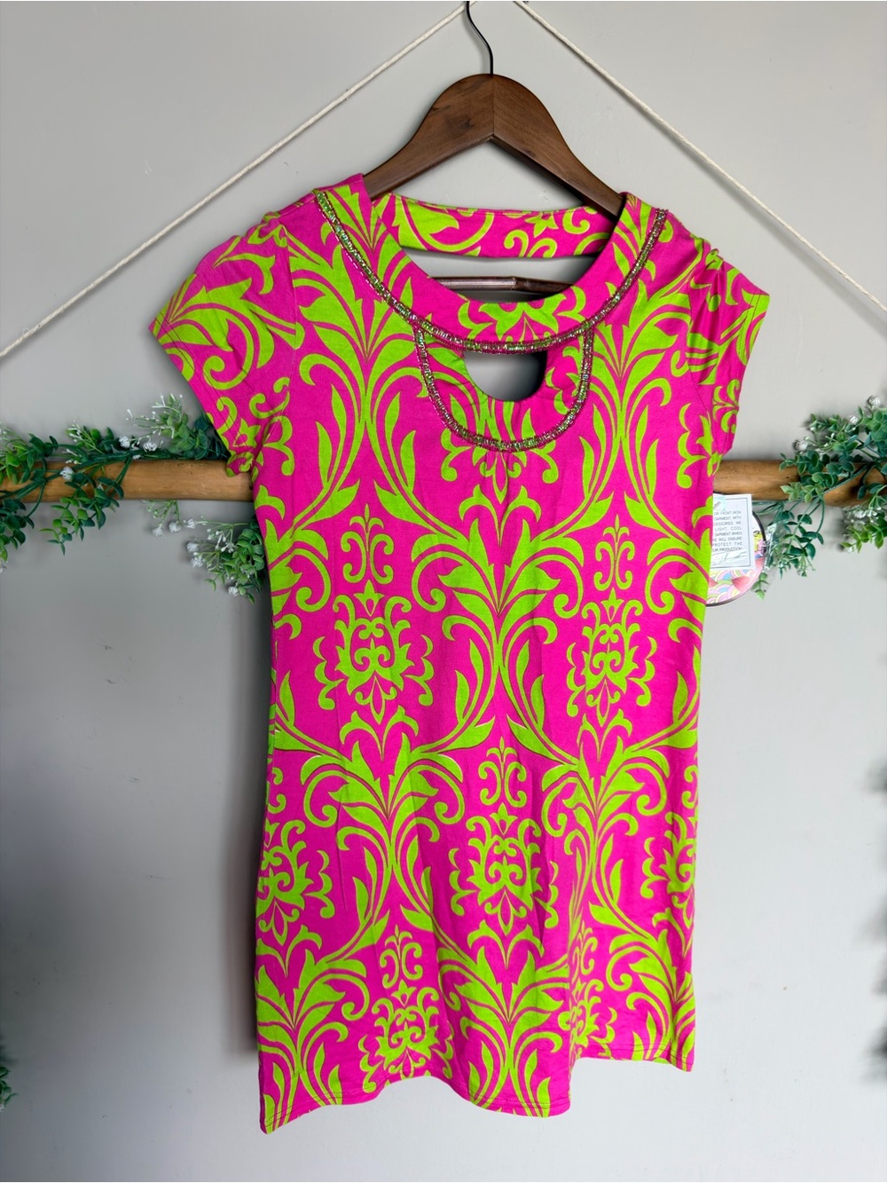 Joyous & Free printed cotton dress size small